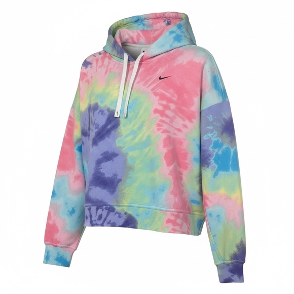 Nike Tie-Dye Cropped Hoodie – Women’s L - Picture 2 of 8